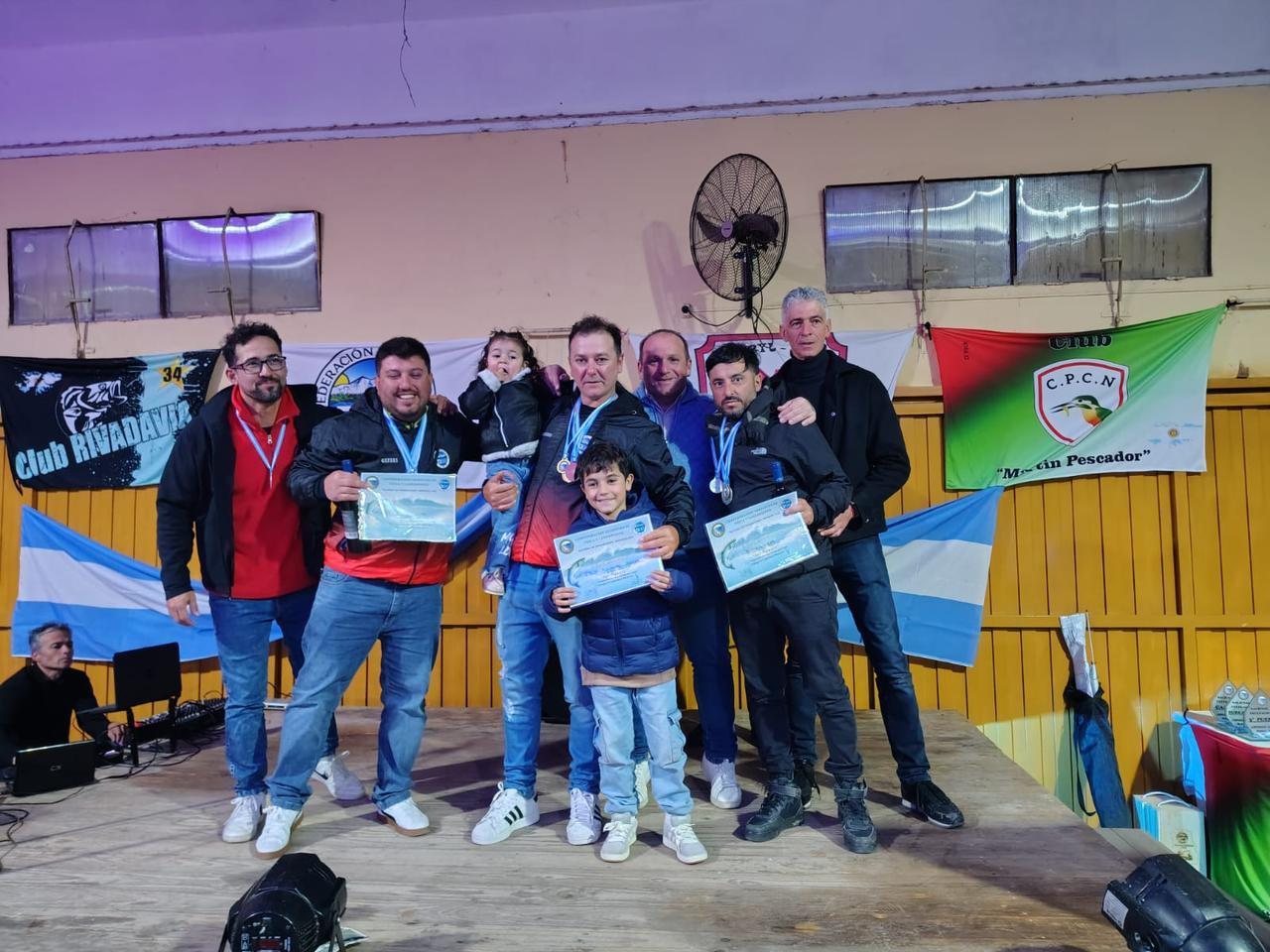 Pescadores y federaciones en la premiación