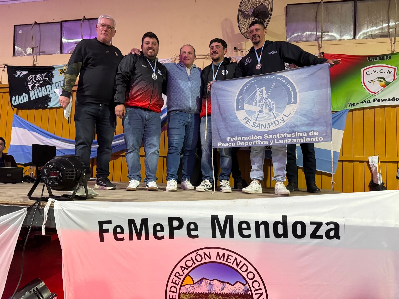 Pescadores y federaciones en la premiación